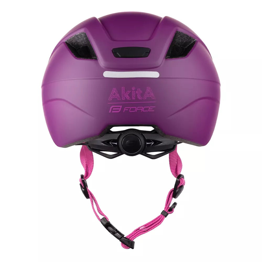 Vaikiškas šalmas FORCE Akita // dydis S-M (52-57 cm) (violetinė)