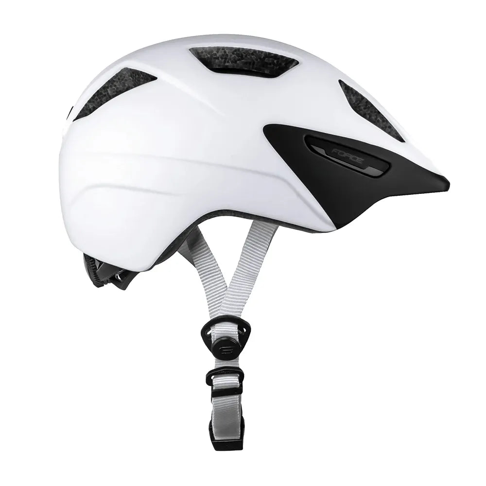 Vaikiškas šalmas FORCE Akita // dydis XS-S (48-54 cm) (balta)
