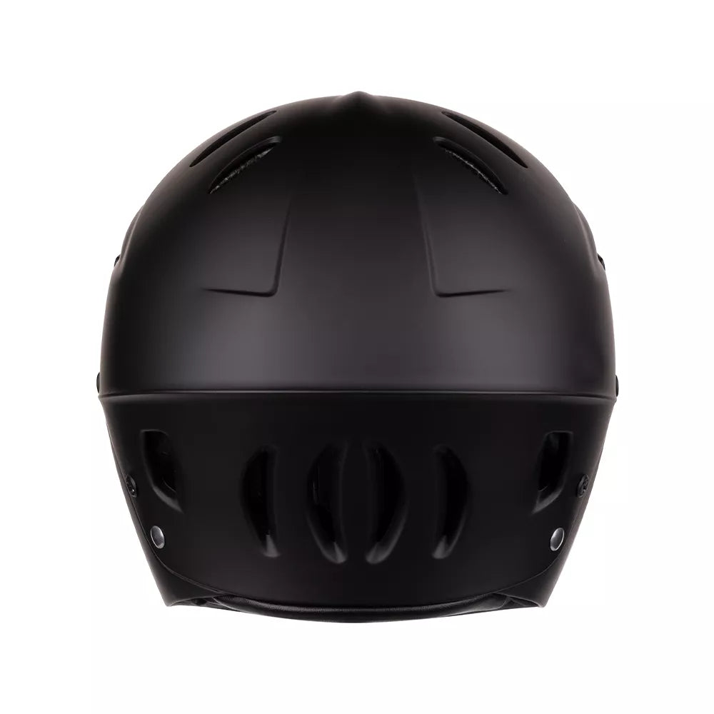 Vaikiškas šalmas FORCE DOWNHILL Junior // dydis S-M (54-58 cm) (juoda)