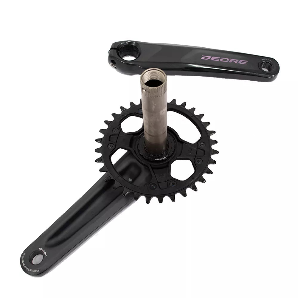 Priekinis žvaigždžių blokas Shimano M6100 // 170 mm, 32T // 1x12 pav.
