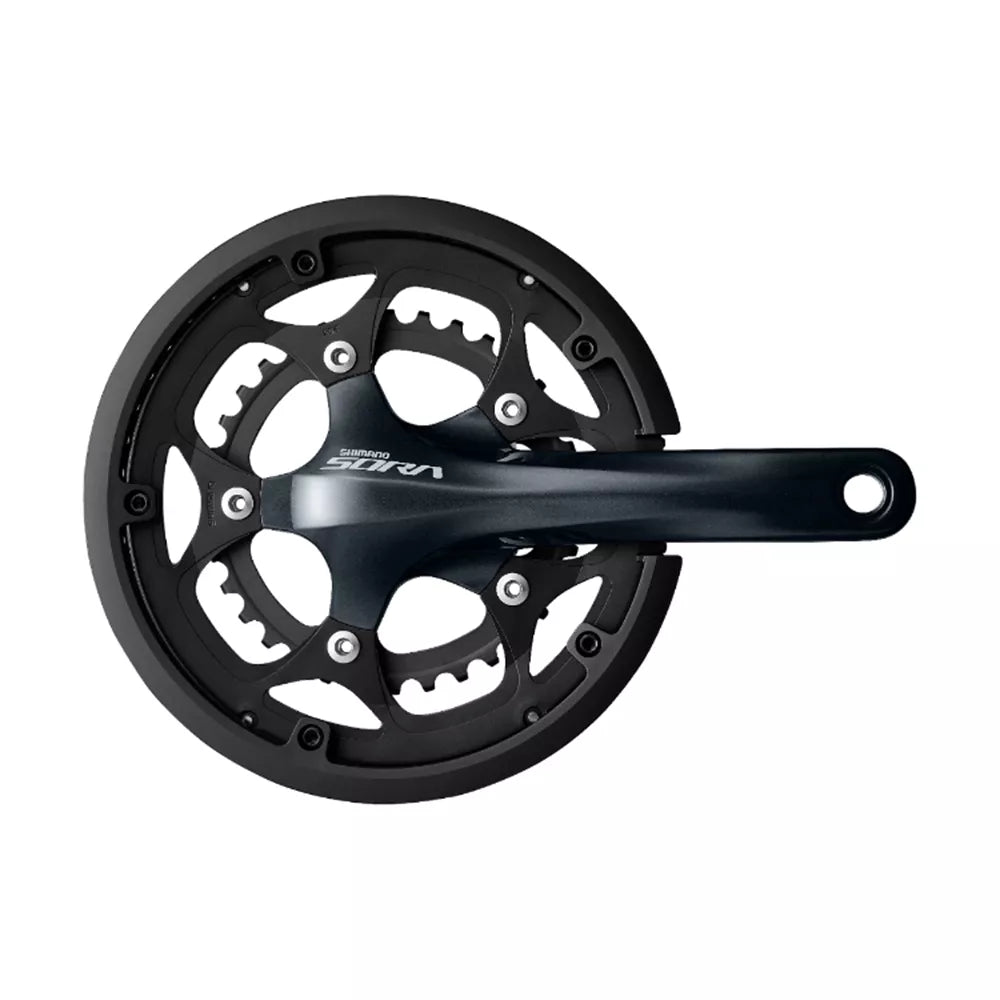 Priekinis žvaigždžių blokas Shimano SORA FC-R3000 / 50-34T, 2x9 pav. / 170mm