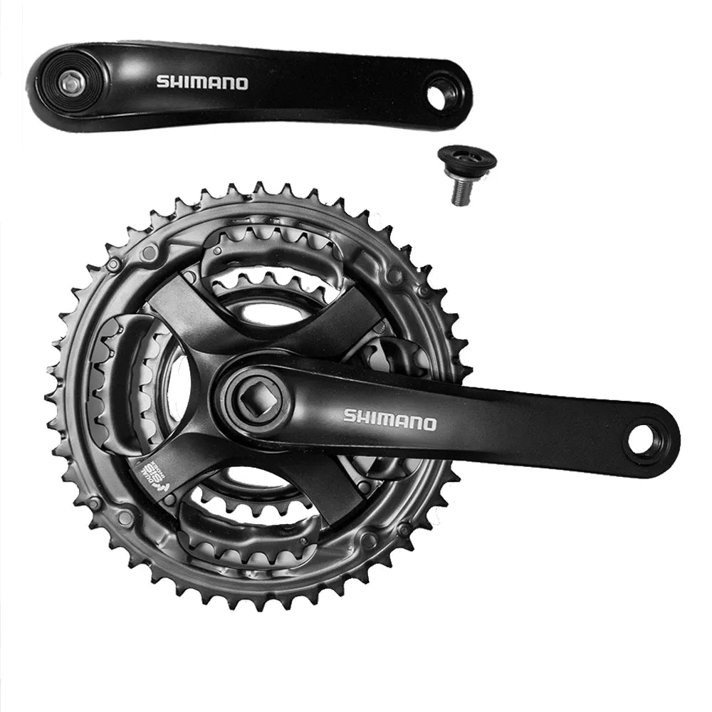 Priekinis žvaigždžių blokas SHIMANO Tourney TY501 // 3x6/7/8 pav., 48-38-28T, 170mm