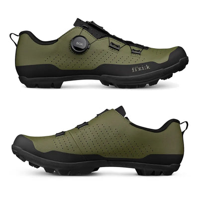Plentiniai batai FIZIK Terra Atlas MTB // dydis: 41, MTB/Enduro (žalia - Army Green)