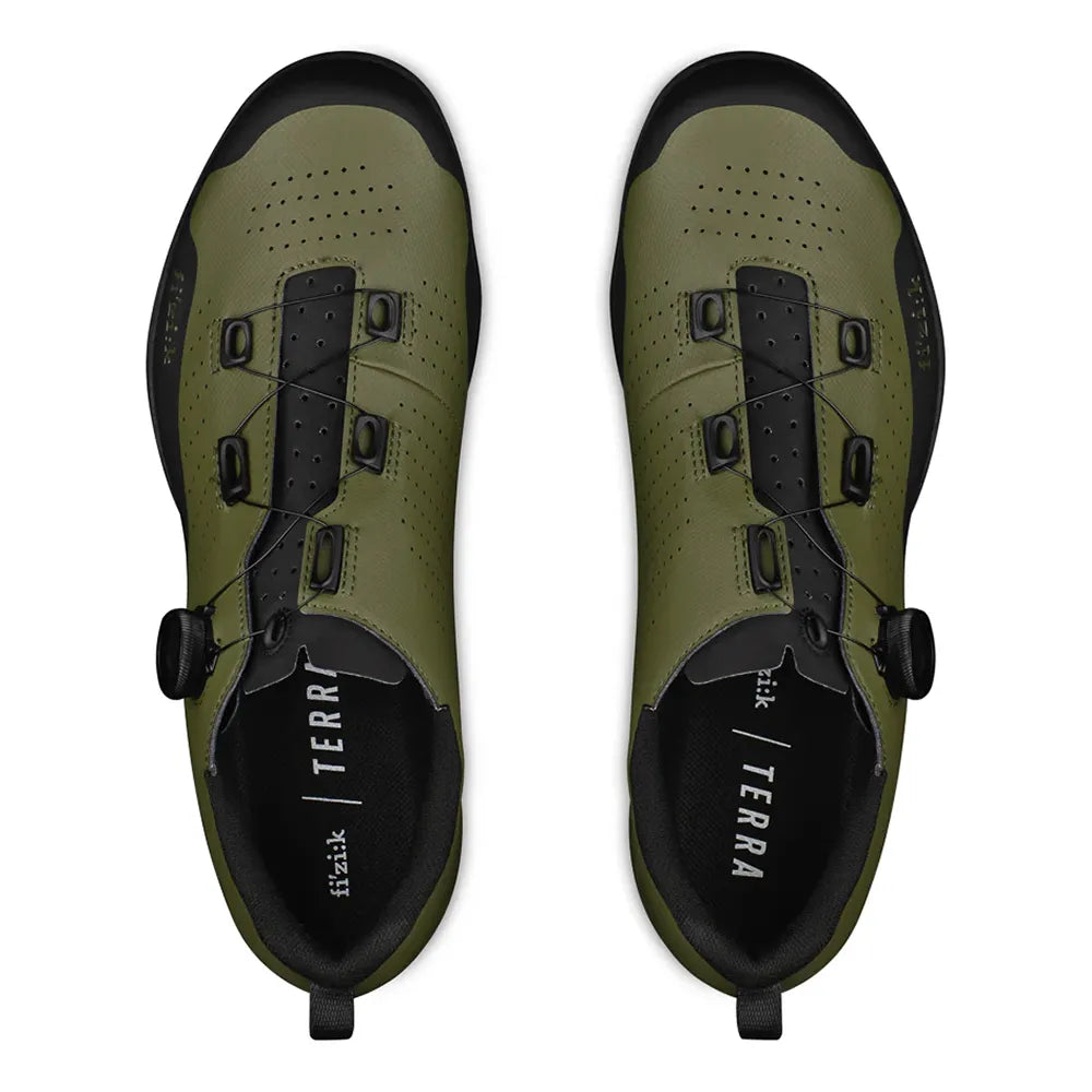 Plentiniai batai FIZIK Terra Atlas MTB // dydis: 41, MTB/Enduro (žalia - Army Green)