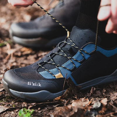 Plentiniai batai FIZIK Terra Ergolace X2 MTB // dydis: 38, MTB/Enduro (žalsvai mėlyna/juoda)