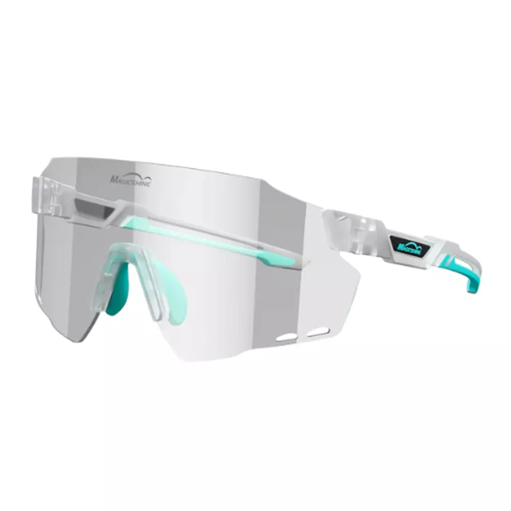 Akiniai Magicshine WINDBREAKER Photochromic (skaidri/turkio)
