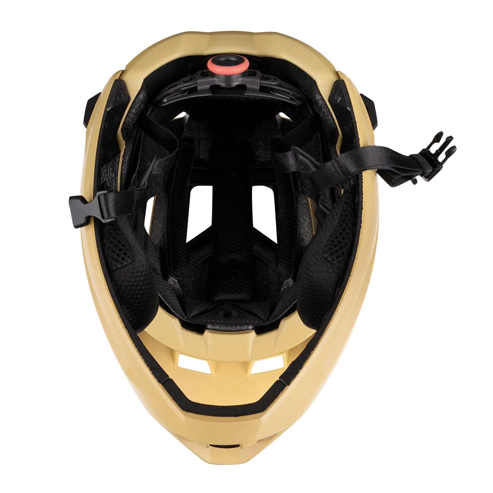 Downhill šalmas FORCE VENOM // dydis: L/XL (58-61 cm) (smėlio)