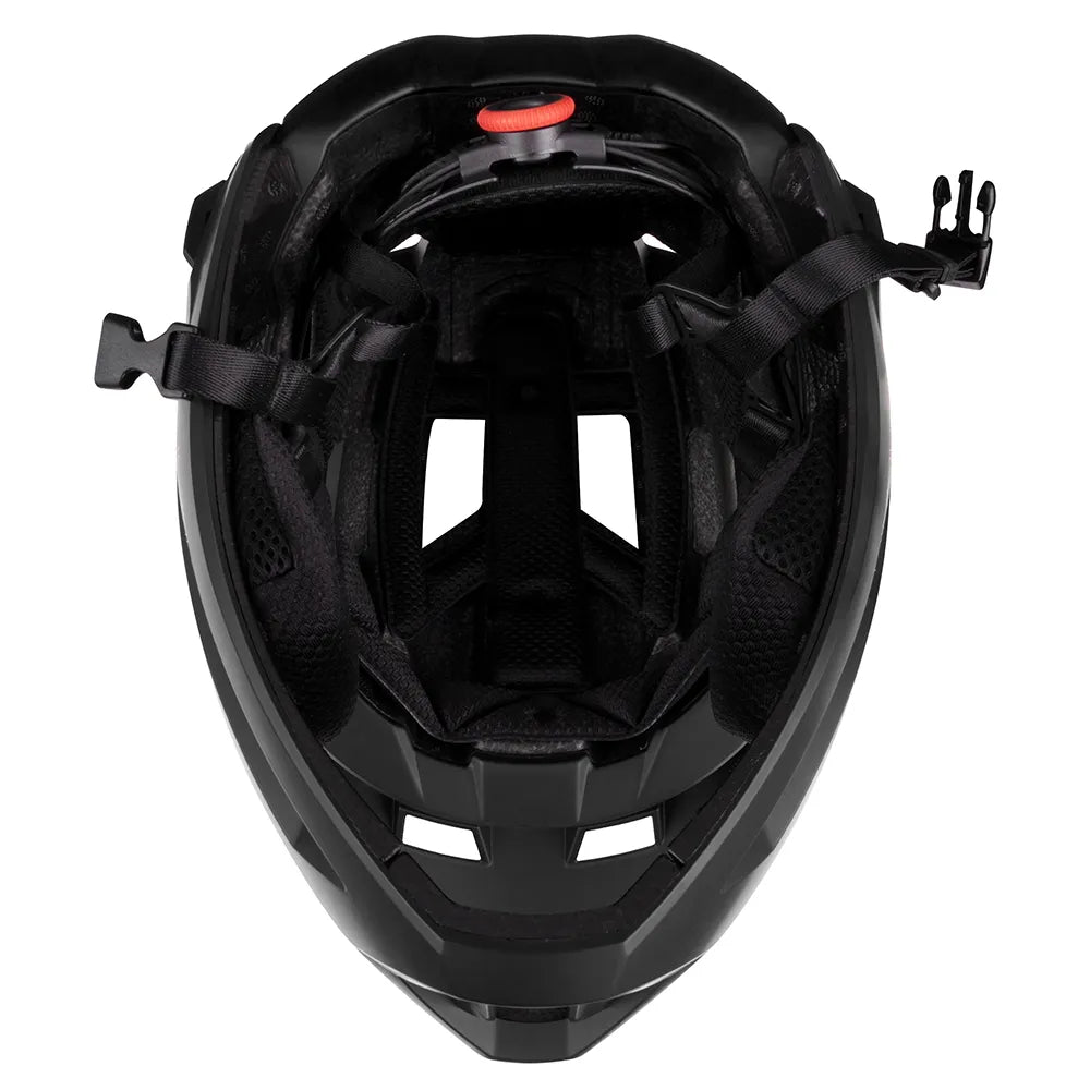 Downhill šalmas FORCE VENOM // dydis: S / M (55 - 58cm) (juoda)