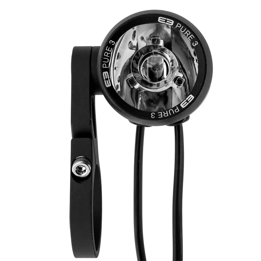Priekinis žibintas nuo dinamos Supernova E3 Pure 3 HBM LED // 6V AC, 70 LUX