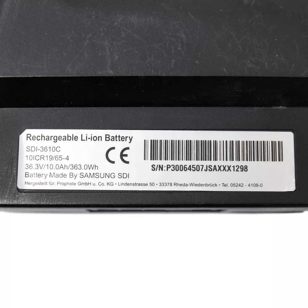 Elektrinio variklio akumuliatorius Samsung 36V 10Ah 363Wh