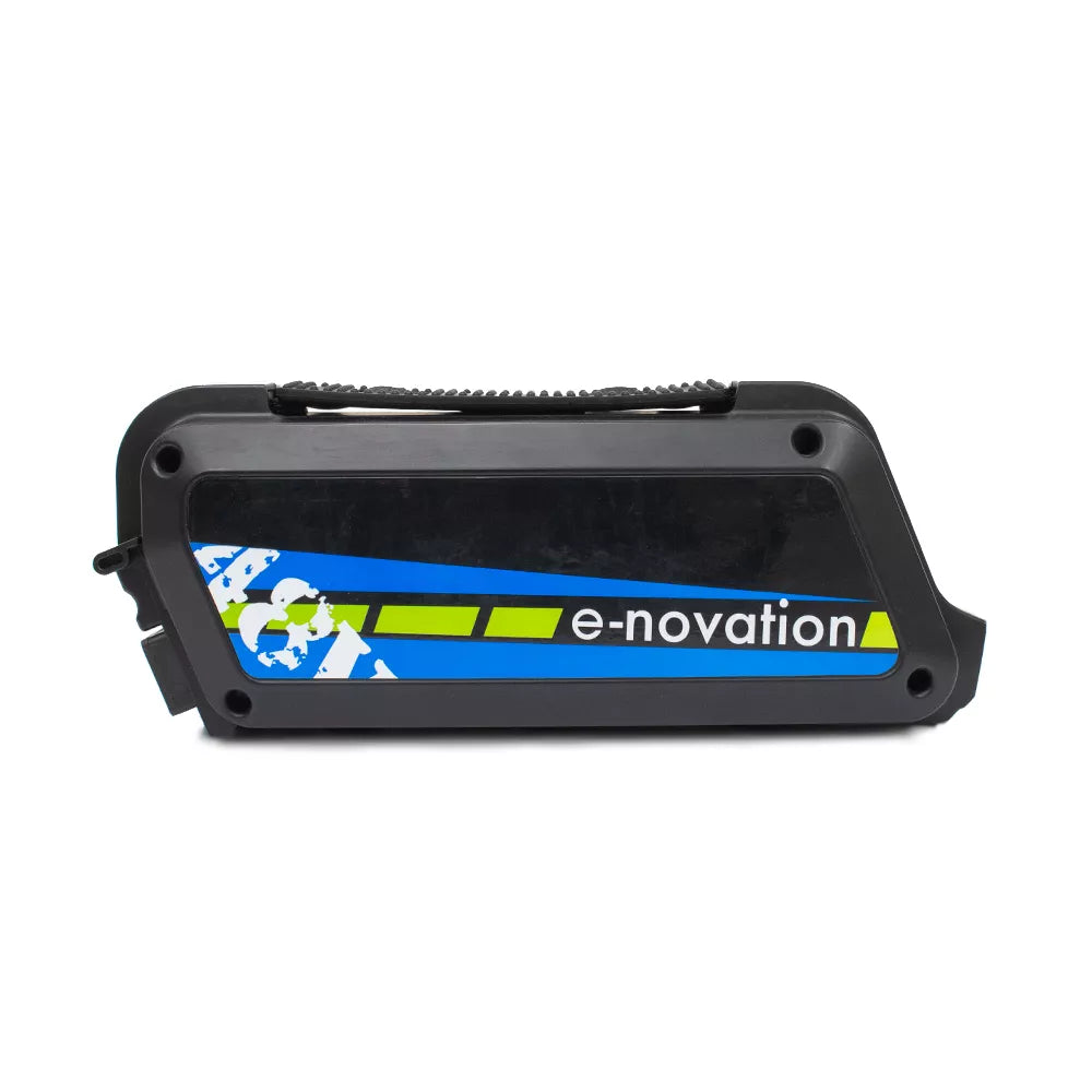 Elektrinio variklio akumuliatorius TRIO MTB 48V 8.8Ah 422Wh (juoda/mėlyna)