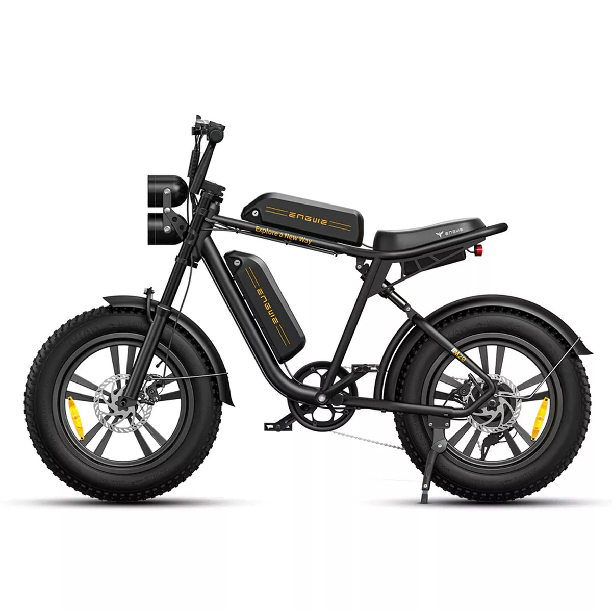Elektrinis dviratis Engwe M20 20" // Dual Battery versija (26Ah), 7G (juodas)