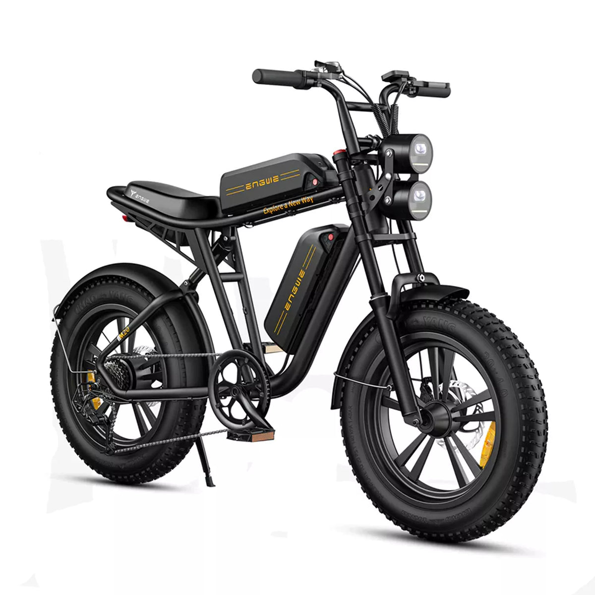 Elektrinis dviratis Engwe M20 20" // Dual Battery versija (26Ah), 7G (juodas)