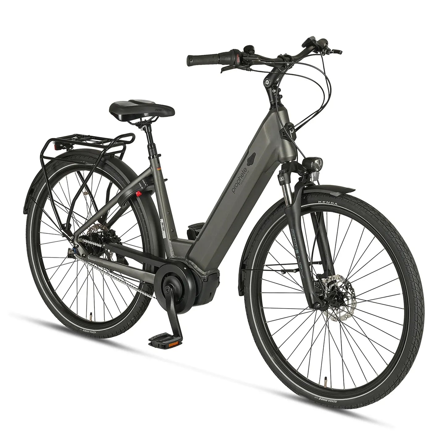 Elektrinis Prophete Geniesser 3.0 City 28" // N7, dydis 19" (48 cm) (pilka)