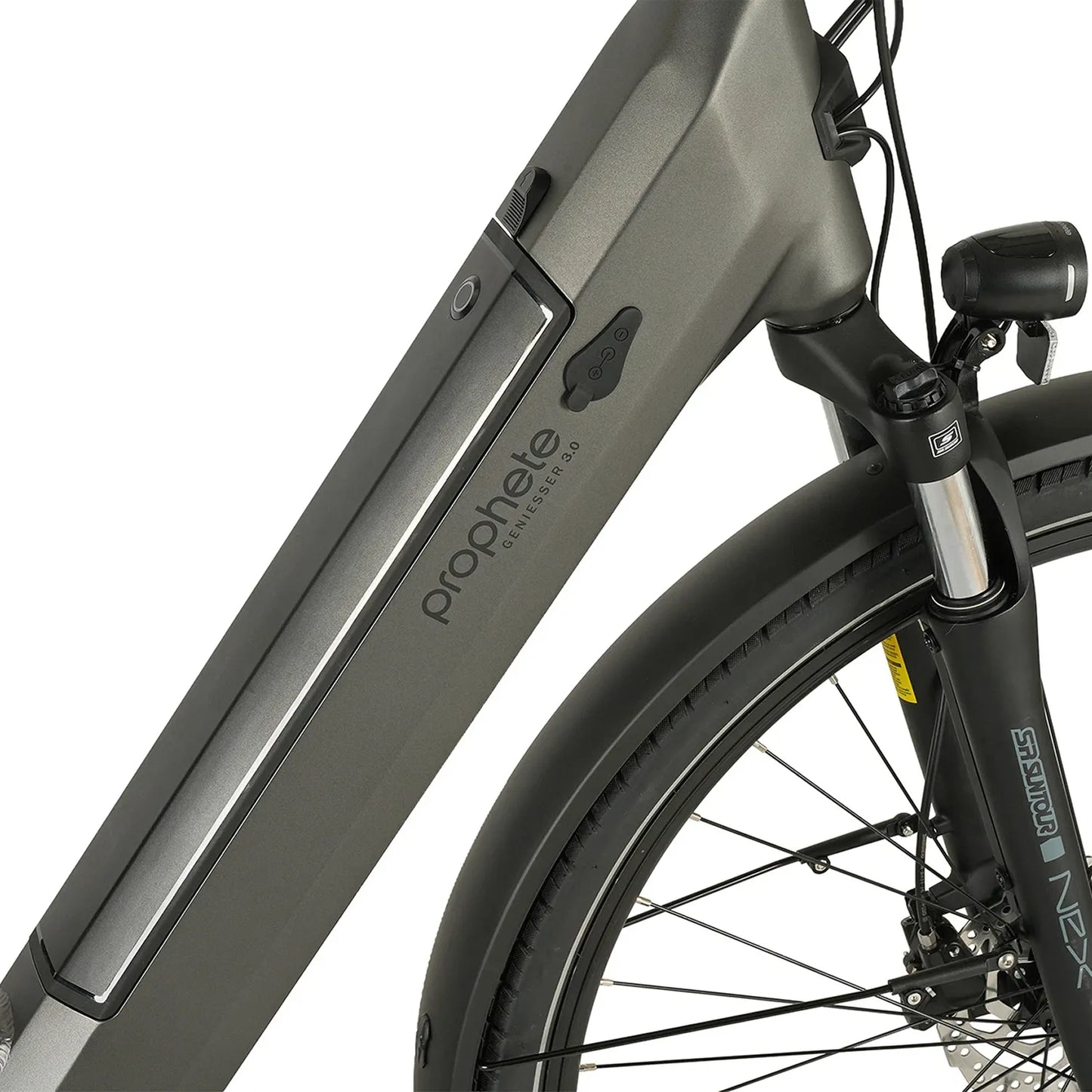 Elektrinis Prophete Geniesser 3.0 City 28" // N7, dydis 19" (48 cm) (pilka)
