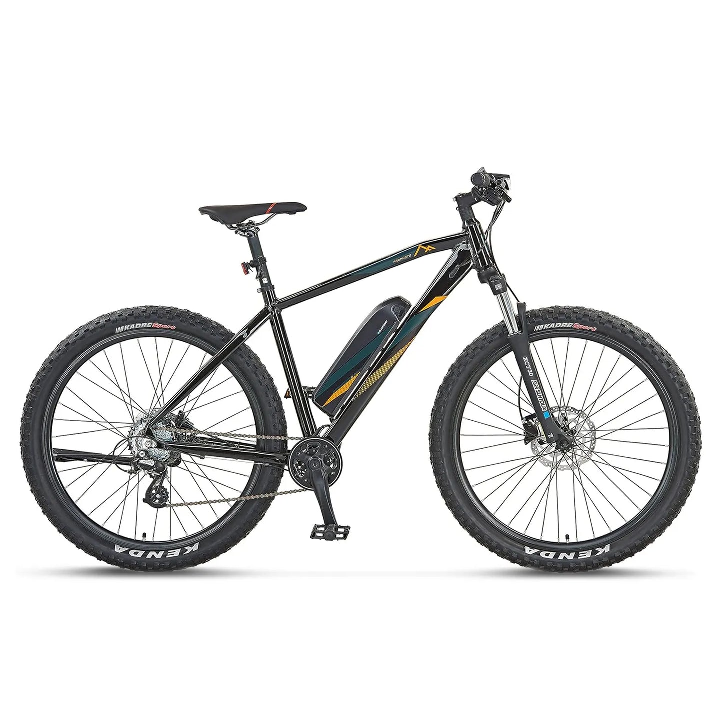 Elektrinis Prophete Graveler EM.100 E-MTB 27.5" // 8G, dydis 19" (48 cm) (juoda)