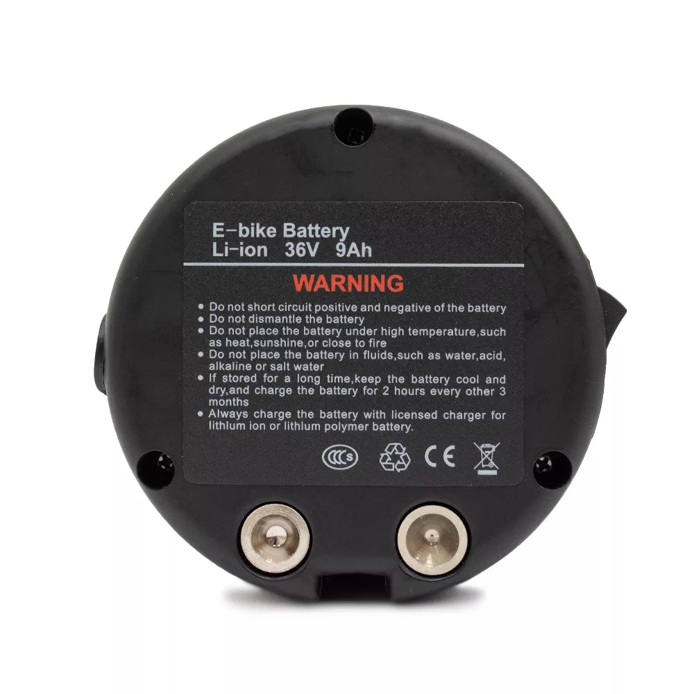 Elektrinio dviračio akumuliatorius TRIO 36V 9Ah 324Wh // su laikikliu