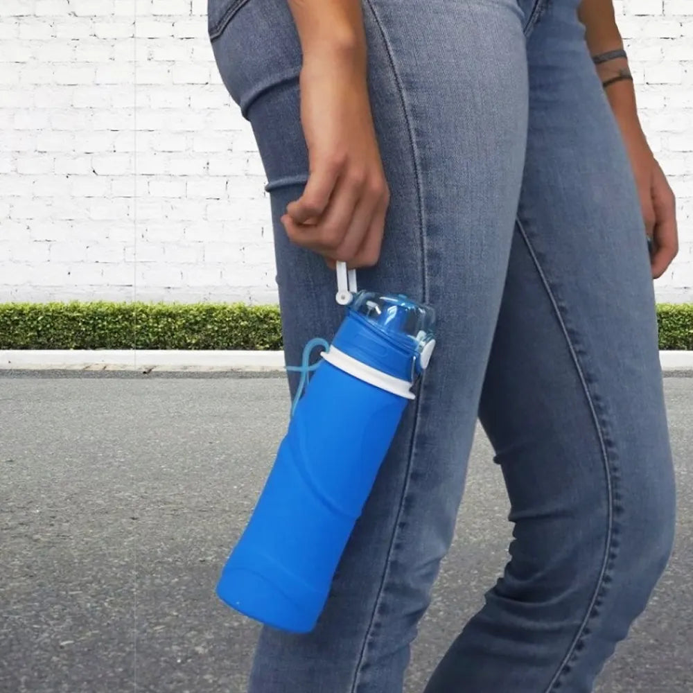 Sulankstoma gertuvė Fischer // 750 ml, maistinis silikonas (mėlyna)