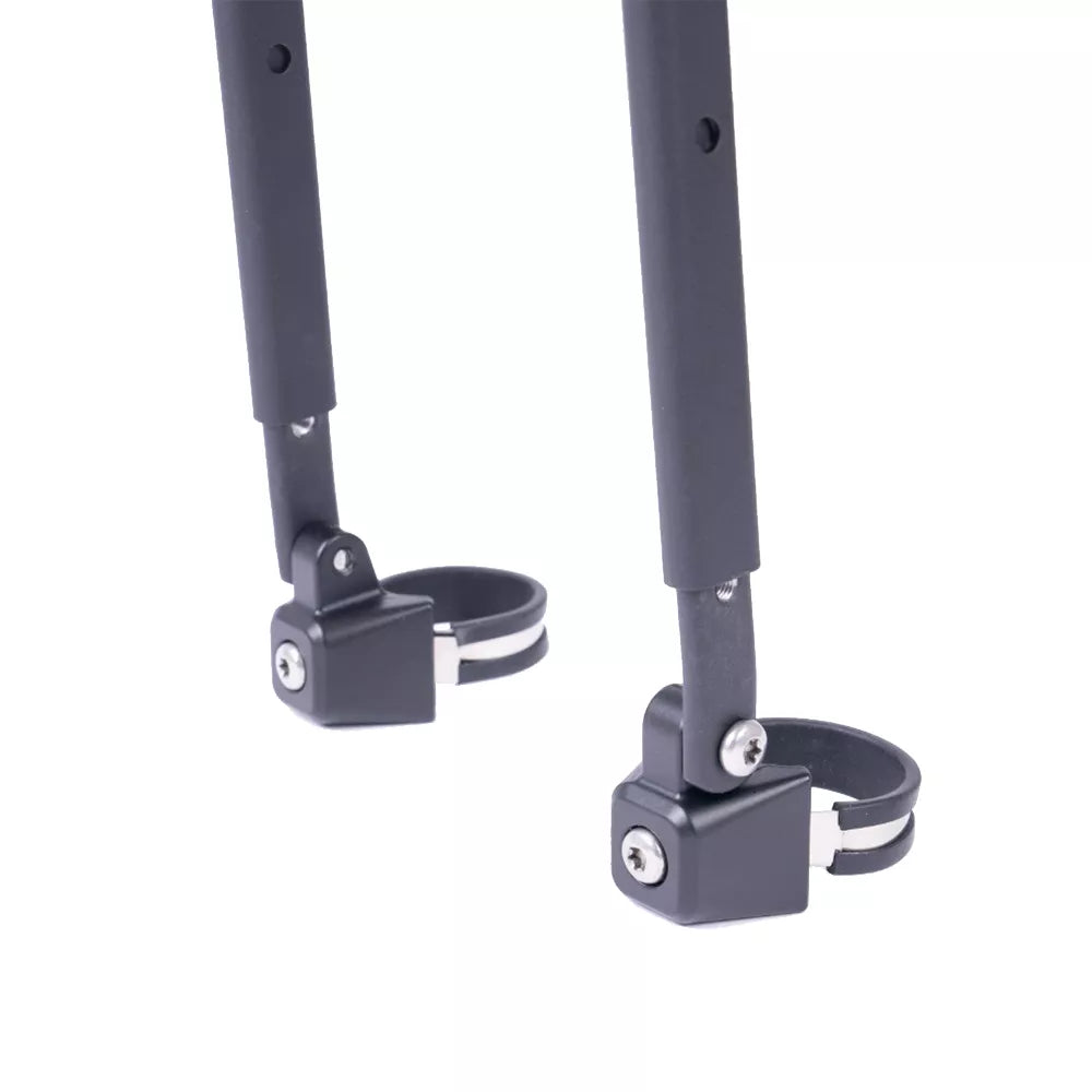 Priekinė bagažinė AtranVelo HYBRID UNI 20-29" // aliuminis, AVS sistema (juoda)