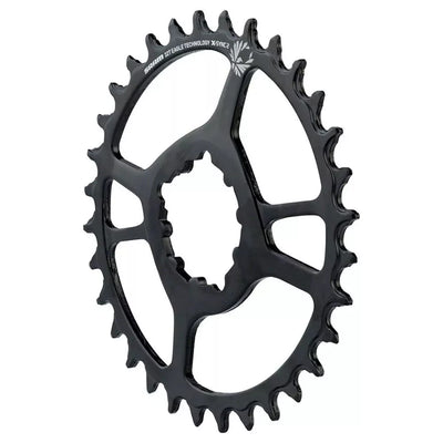 Žvaigždė priekinė SRAM 34T, X-Sync 2 aliuminė (juoda)