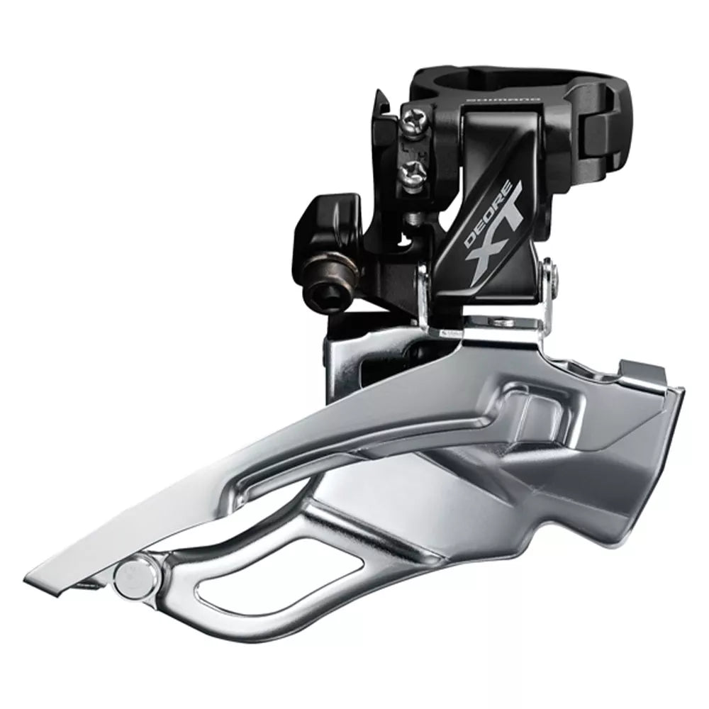 Priekinis perjungiklis Shimano Deore XT Trekking FD-T8000-H // 3x10 speed, Dual Pull, 28.6 / 31.8 / 34.9 mm, 48T