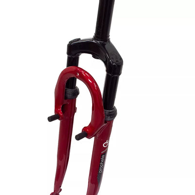Priekinė šakė Prophete Comfort 28" // 1 1/8", diskiniams ir V-Brake, plienas (raudona)