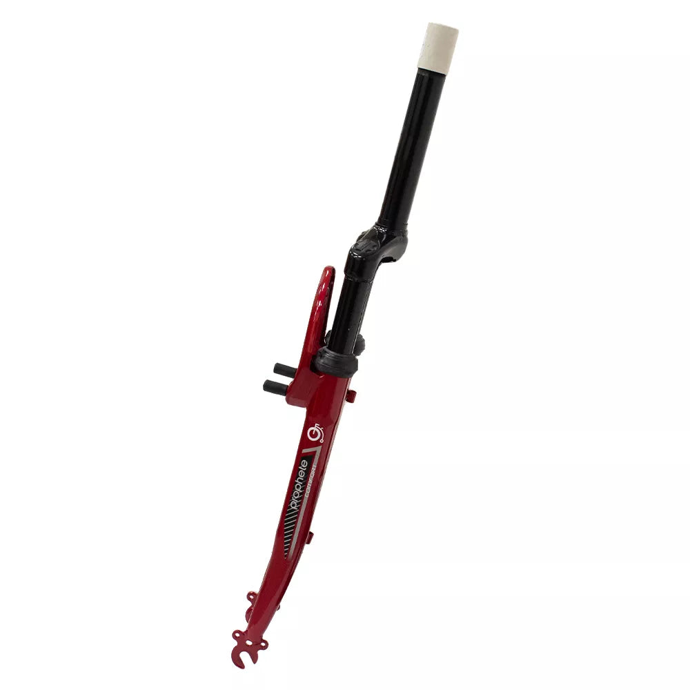 Priekinė šakė Prophete Comfort 28" // 1 1/8", diskiniams ir V-Brake, plienas (raudona)