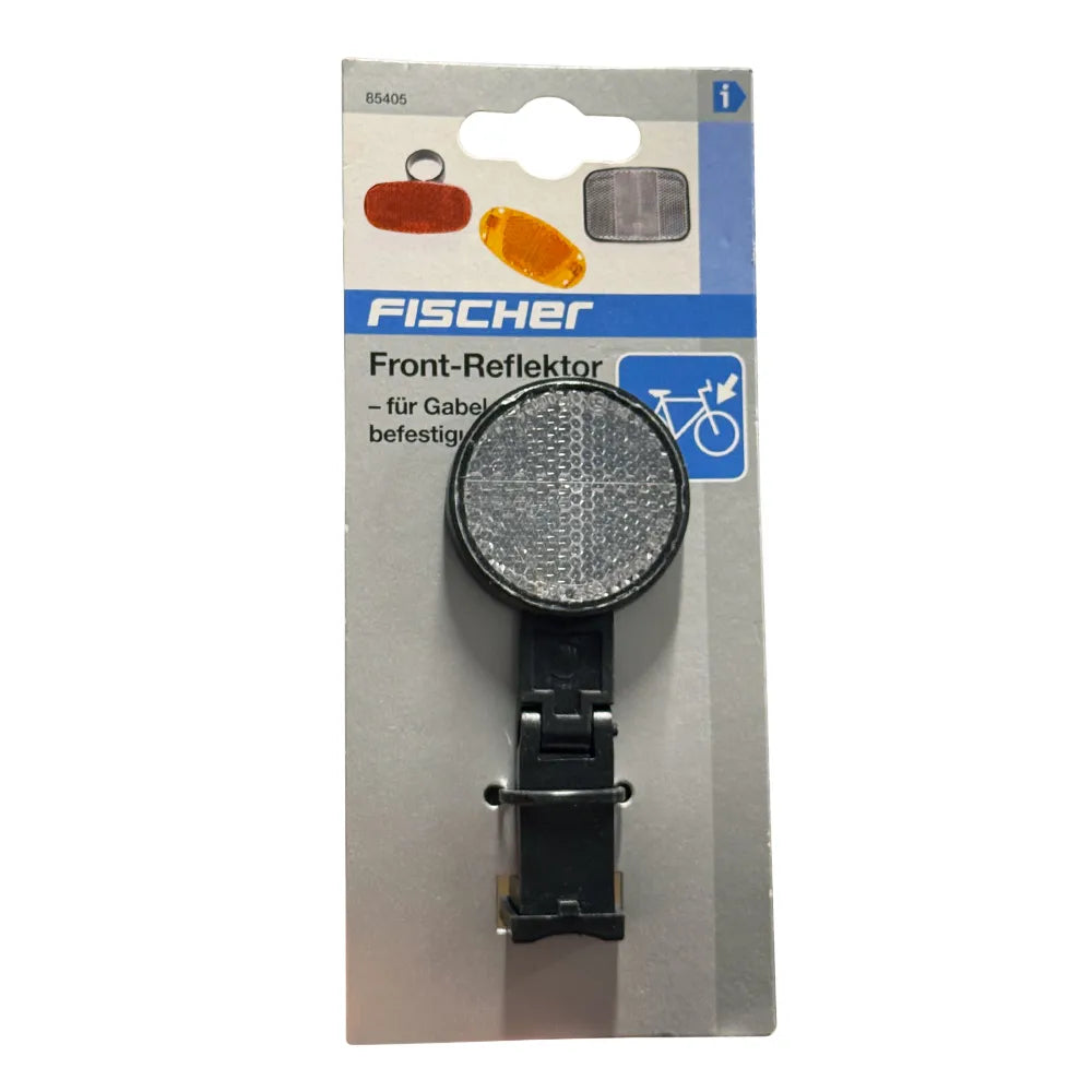Atšvaitas ant priekinės šakės Fischer // 45 mm (baltas)