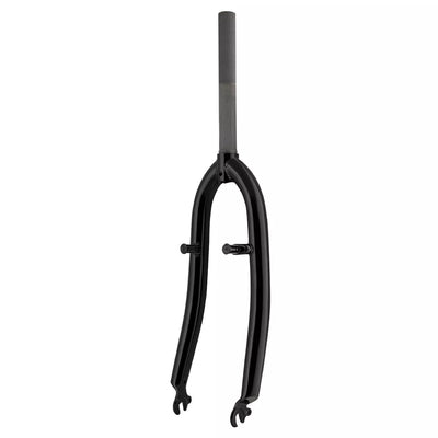 Priekinė kieta šakė FORCE 24" // MTB, 1", V-Brake stabdžiams, plienas (juoda)