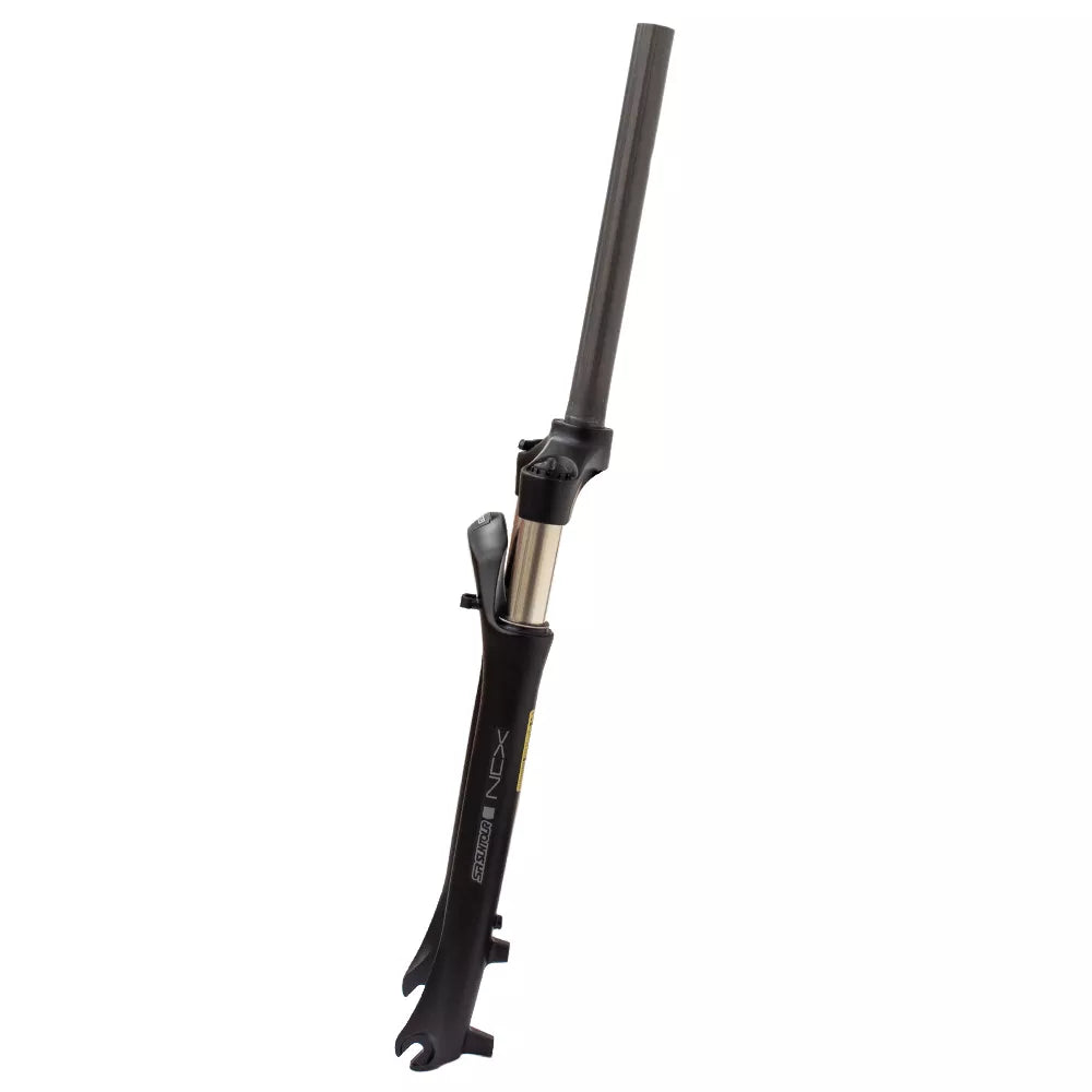 Priekinė šakė SR-Suntour NEX 28" // 1 1/8", diskiniams stabdžiams, aliuminė (matinė juoda)