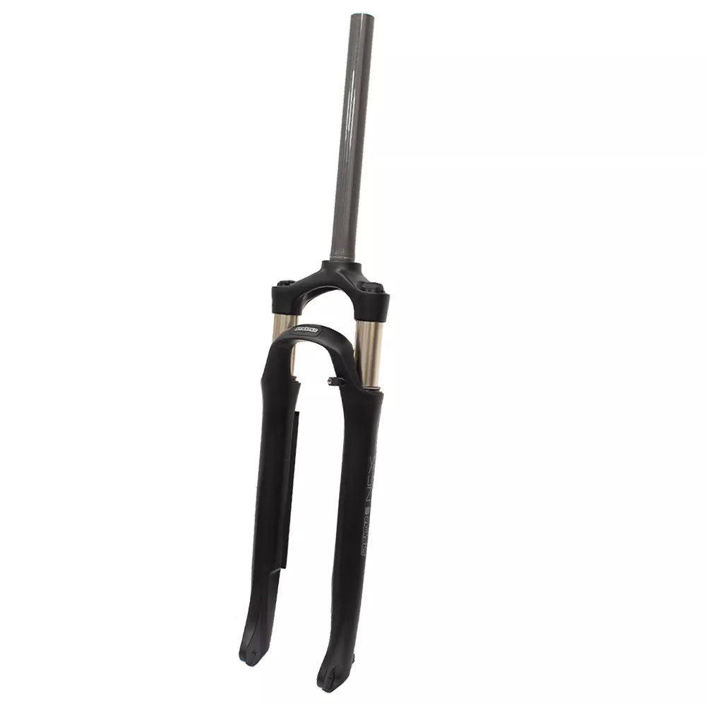 Priekinė šakė SR-Suntour NEX 28" // 1 1/8", diskiniams stabdžiams, aliuminė (matinė juoda)