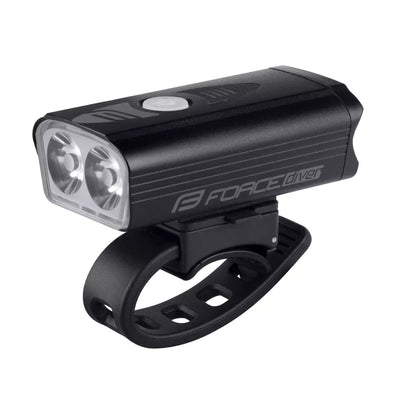 Priekinis žibintas FORCE Diver // 900 LM, USB-C