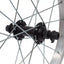 Priekinis ratas 16" // 20H, V-Brake, veržlė, viengubas, aliuminis, sidabrinis