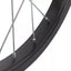 Priekinis ratas 16" // 20H, V-Brake, veržlė, viengubas, aliuminis, juodas matinis