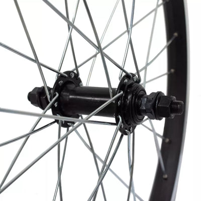 Priekinis ratas 20" v-brake, 28H, veržlė, aliuminis