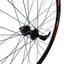 Priekinis ratas 26" d-brake CL, 32H, QR, aliuminis, dvigubas, kniedytas