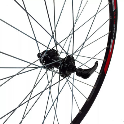 Priekinis ratas 26" d-brake CL, 32H, QR, aliuminis, dvigubas, kniedytas