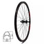 Priekinis ratas 26" d-brake CL, 32H, QR, aliuminis, dvigubas, kniedytas
