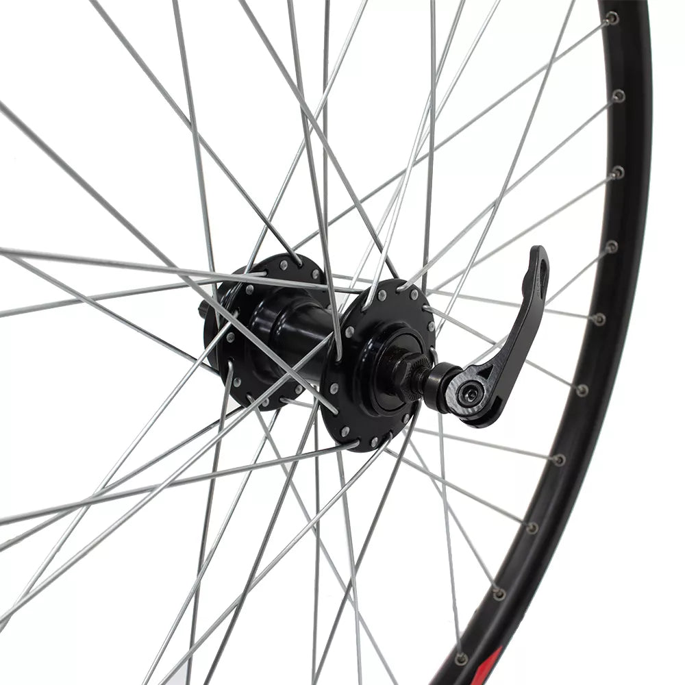 Priekinis ratas Sunstart 26" d-brake 6B, 36H, QR, dvigubas, kniedytas, aliuminis