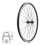 Priekinis ratas 26" // V-Brake, 36H, veržlė, dvigubas, kniedytas, aliuminis