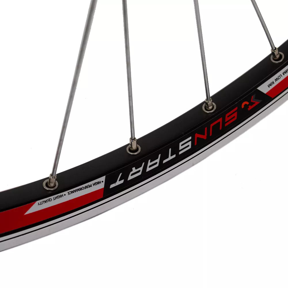 Priekinis ratas 27,5" v-brake, 36H, QR, dvigubas, kniedytas, aliuminis
