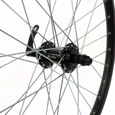 Priekinis ratas J19SB 24" d-brake CL, 32H, QR, kniedytas, dvigubas