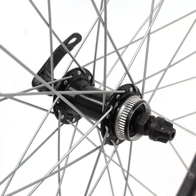 Priekinis ratas STARSCircle 27,5" // diskiniams Center-Lock stabdžiams, 32H, greitveržlė / QR, kniedytas, aliuminis