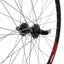 Priekinis ratas Sunstart 26" d-brake CL, 36H, QR, dvigubas, kniedytas, aliuminis