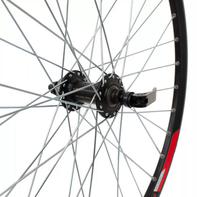 Priekinis ratas Sunstart 26" d-brake CL, 36H, QR, dvigubas, kniedytas, aliuminis