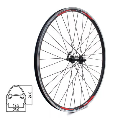 Priekinis ratas SUNSTART 28/29" // V-brake, 36H, greitveržlė, aliuminis