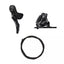 Pavarų/stabdžių rankenėlės Shimano 105 ST-R7120 2-speed ir stabdžių suporto Shimano 105 BR-R7170 Flat Mount komplektas // Priekinė pusė