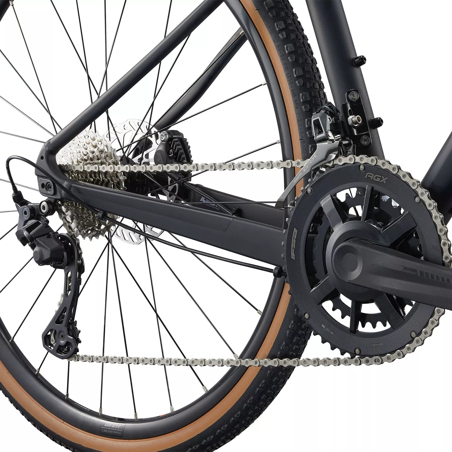 GIANT Revolt 0 28" // 24G, dydis 20" (51 cm) (juodas)