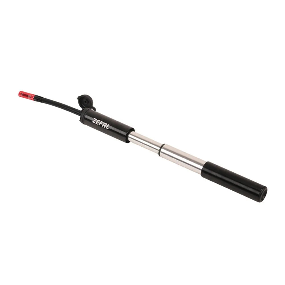 Rankinė pompa Zéfal Gravel Mini Pump // 80 PSI / 5,5 bar, su šlangute AV / FV, aliuminė