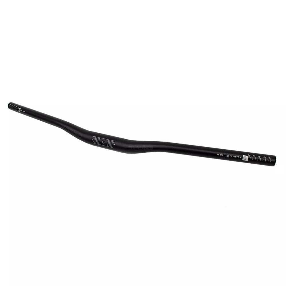 Vairas Ergotech Riser Bar 31,8 / 660-195-1,5/2,5/1,5 mm // aliuminis (juodas)